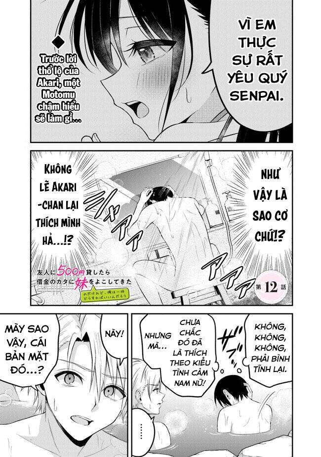 Yuujin Ni 500 Yen Kashitara Shakkin No Kata Ni Imouto Wo Yokoshitekita No Dakeredo, Ore Wa Ittai Dou Sureba Iindarou - Trang 1