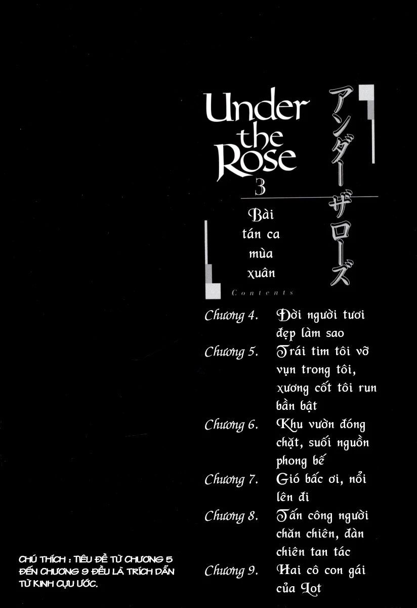Under The Rose - Phần Truyện Mùa Xuân - Trang 4